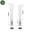 التعبئة والتغليف البلاستيكية أنبوب مستحضرات التجميل Eyecream Lipbalm أنبوب صغير الحجم مع سبائك الزنك أو التعبئة والتغليف أنبوب قضيب مائل السيراميك