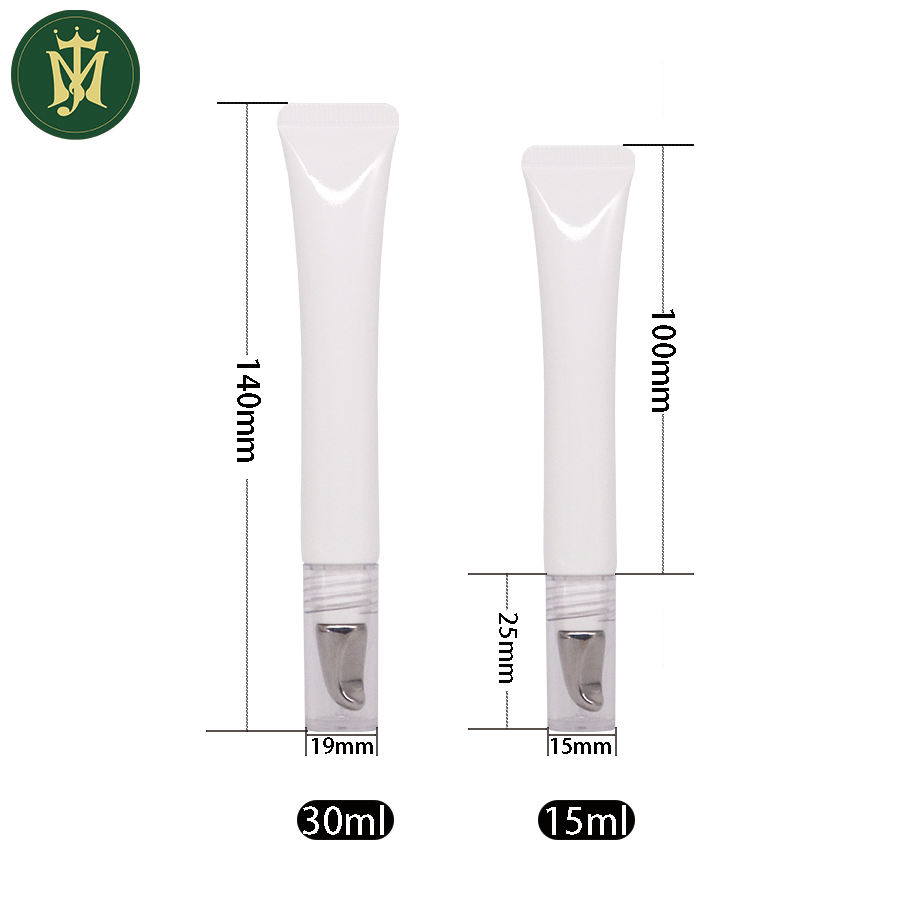 التعبئة والتغليف البلاستيكية أنبوب مستحضرات التجميل Eyecream Lipbalm أنبوب صغير الحجم مع سبائك الزنك أو التعبئة والتغليف أنبوب قضيب مائل السيراميك