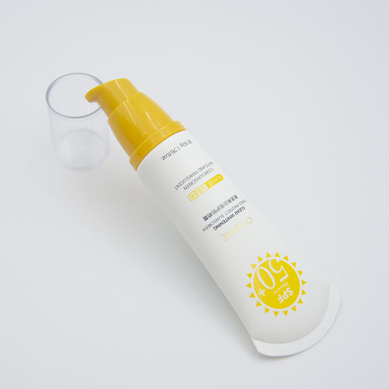 أنابيب بلاستيكية مخصصة لتغليف مستحضرات التجميل كريم مضخة بدون هواء BB CC كريم أساس ومنظف كريم العين بألوان متنوعة