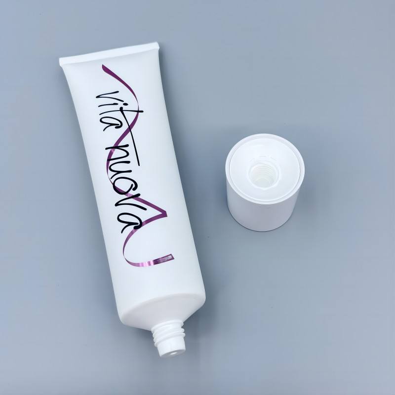 100 جرام قابل للتخصيص من البولي ايثيلين كريم اليد ومنظف للوجه التعبئة والتغليف لينة البلاستيك أنبوبة ضغط غسل الوجه أنبوب واقية من الشمس أنبوب غطاء برغي