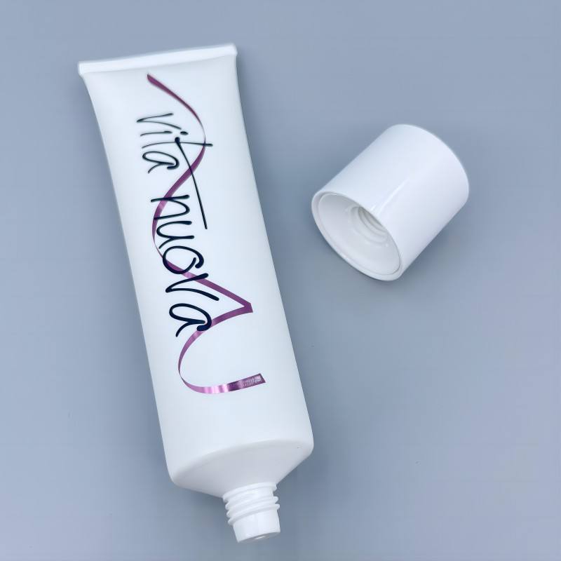 100 جرام قابل للتخصيص من البولي ايثيلين كريم اليد ومنظف للوجه التعبئة والتغليف لينة البلاستيك أنبوبة ضغط غسل الوجه أنبوب واقية من الشمس أنبوب غطاء برغي