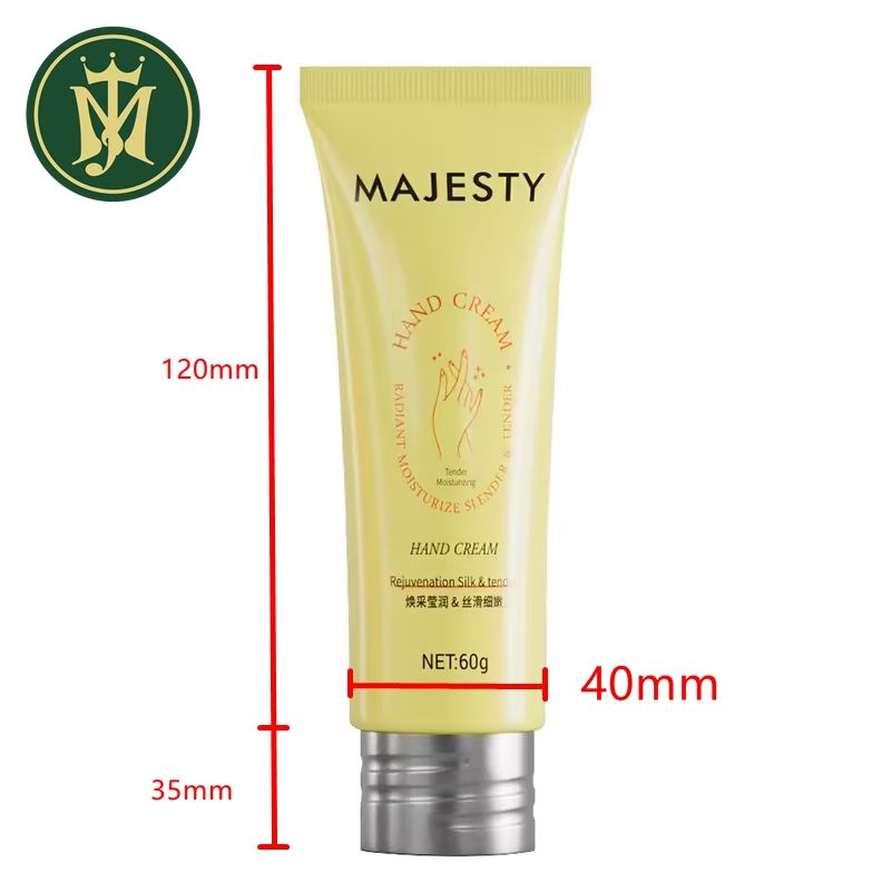 تصنيع المعدات الأصلية وتصنيع التصميم الشخصي Custmoized كريم غسول الجسم كريم 40 مم قطر 60 ~ 150 مل PE أنبوب بلاستيكي ناعم فارغ 