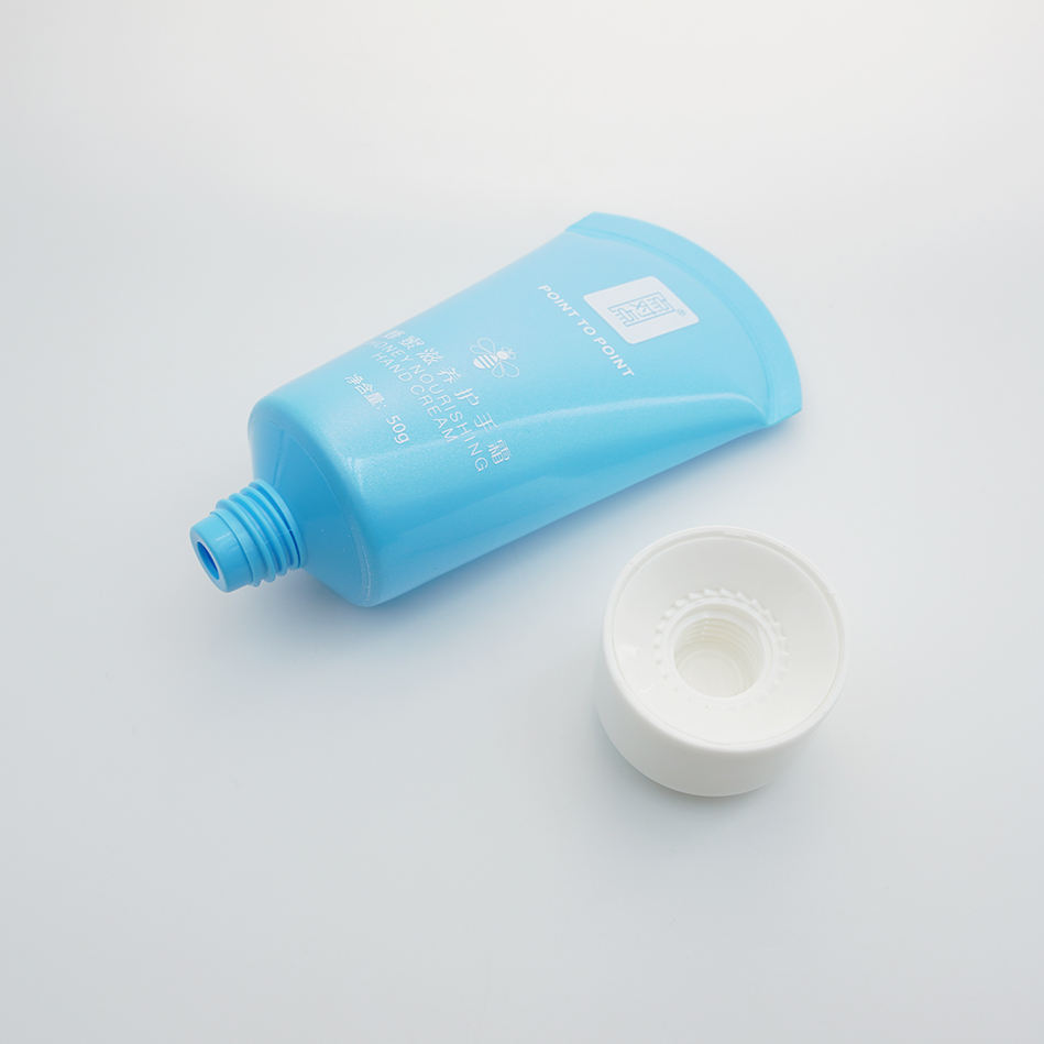 أنابيب مستحضرات التجميل البلاستيكية الفارغة 50 مل مخصصة مع أغطية كروية مستديرة لتغليف كريم اليد لمنتجات العناية بالبشرة وأقنعة الوجه ماسكارا