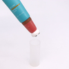 OEM 10ml-25ml PE أنابيب ضغط بلاستيكية 4 كرة دوارة ملمع الشفاه التعبئة والتغليف مع مفتاح تشغيل / إيقاف الرأس لتدليك كريم مصل العين