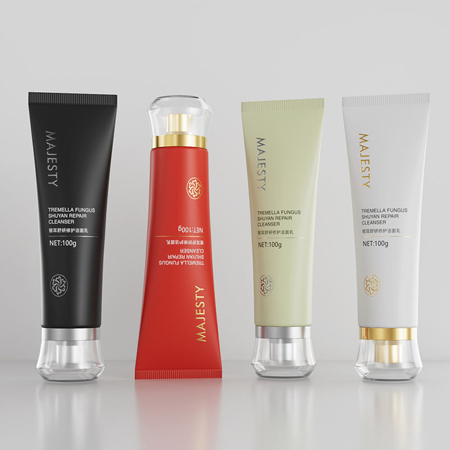 مخصص لينة الاكريليك غطاء الجسم غسول الوجه تطهير أنبوب كوستوم واقية من الشمس ضغط أنبوب بلاستيكي التعبئة والتغليف لكريم اليد الوجه