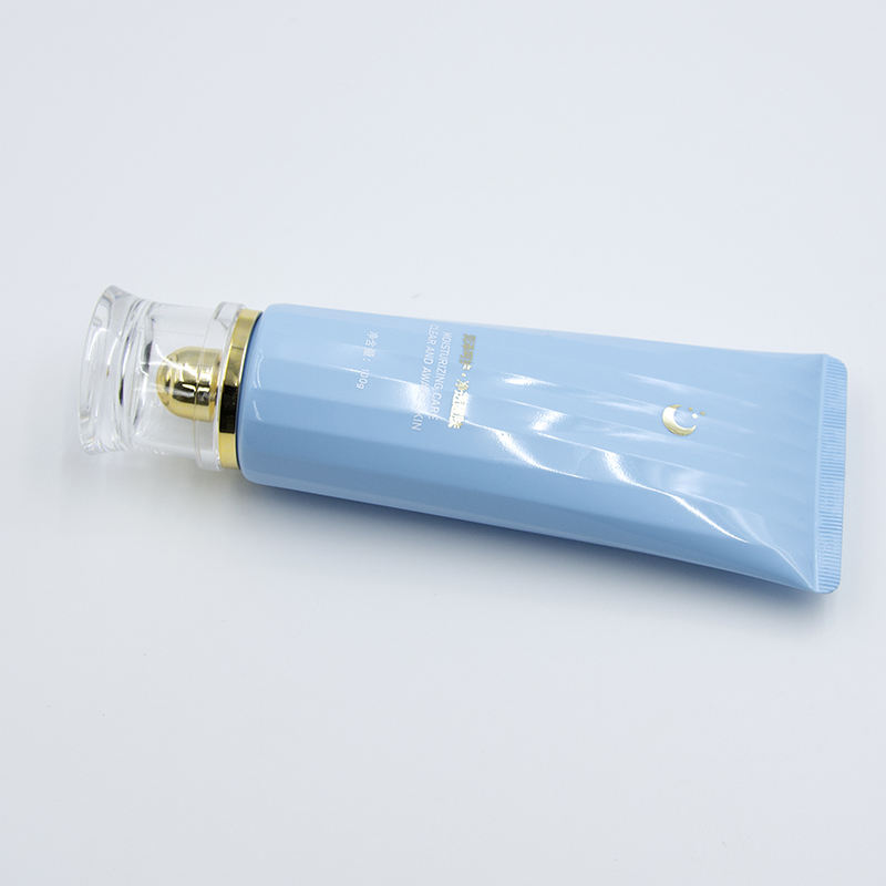 حاوية أنابيب بلاستيكية ناعمة سعة 150 مل مخصصة لتغليف مستحضرات التجميل الفارغة لقناع كريم الوجه الواقي من الشمس مع سطح لولبي خاص