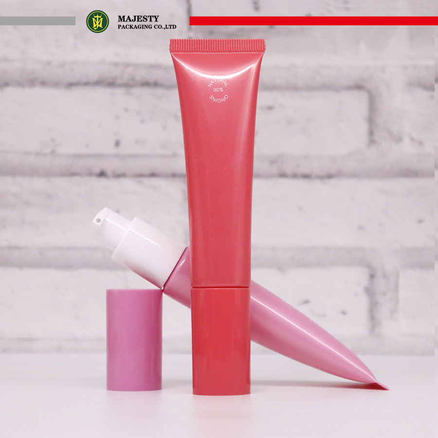 تخصيص البلاستيك مضخة التجميل غسول أنبوب 30ml-60ml واقية من الشمس عزل الأساس السائل مضخة فراغ رئيس التعبئة والتغليف