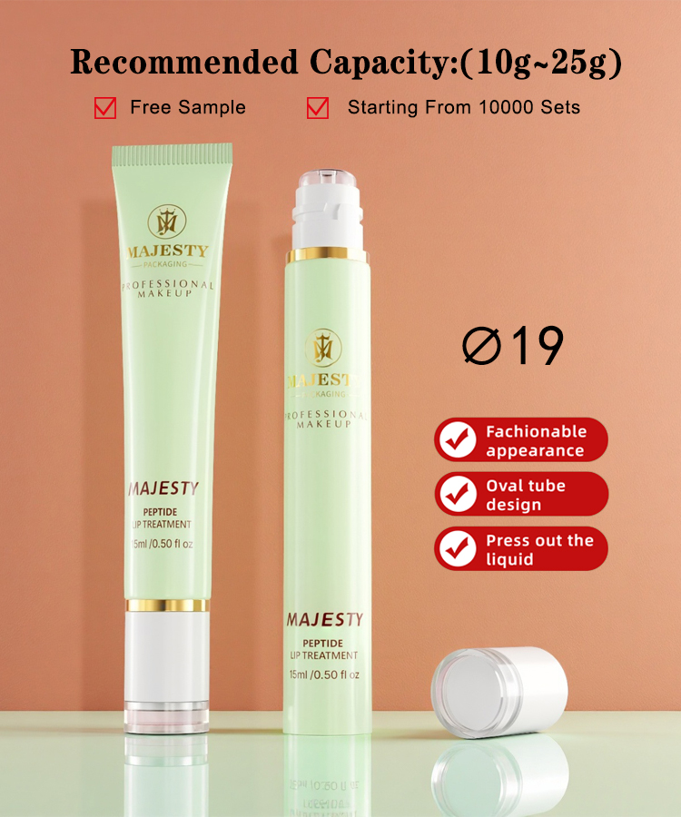 3 مل من أنابيب شفة أكريليك ناعمة للشفاء 