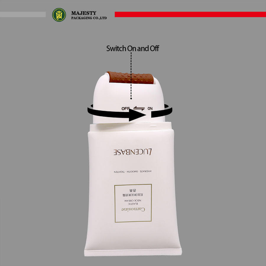 أسطوانة التدليك، أنبوب بلاستيكي للعناية بالبشرة، أنبوب بلاستيكي بيضاوي للعناية بالجسم، تدليك الجسم، غسول الجسم، العناية بالبشرة، حزمة أنبوب مستحضرات التجميل