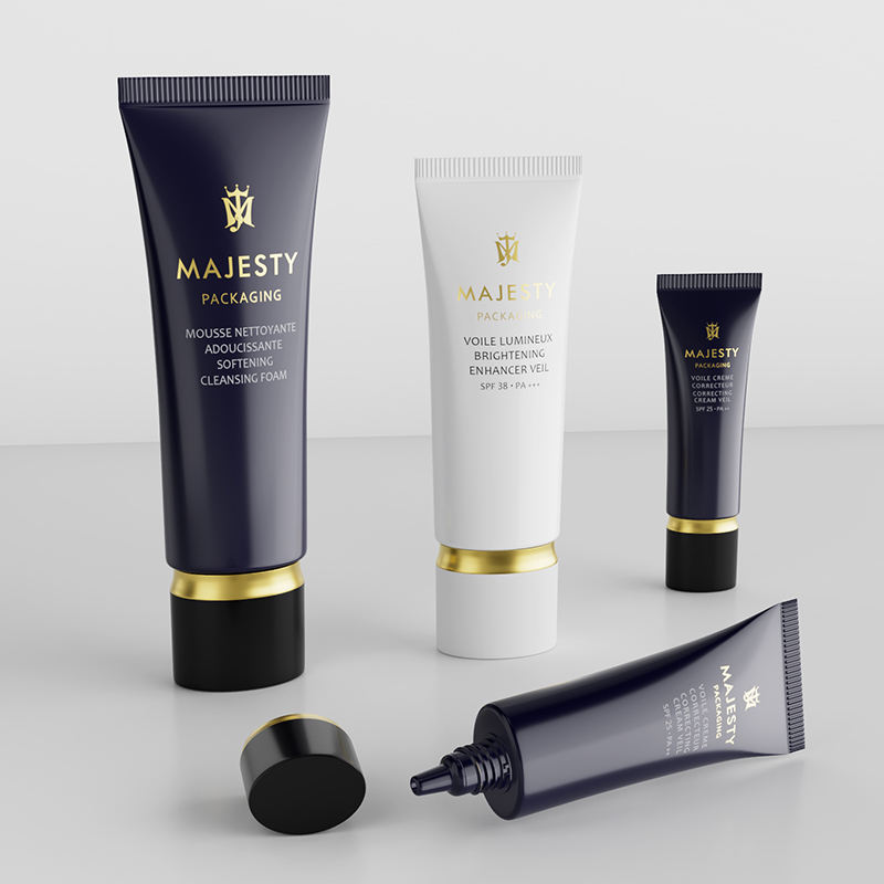 OEM 30ml-60ml فاخر من البلاستيك الناعم الفارغ كريم العين أنبوب الأساس السائل والتعبئة والتغليف واقية من الشمس أنبوب مستحضرات التجميل