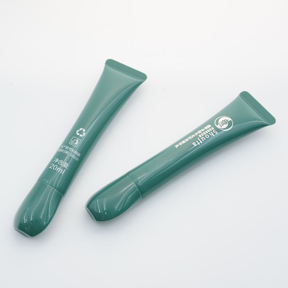 تخصيص 10 مل 15 مل 20 مل كريم العين الفارغة أنبوب ضغط غطاء برغي أعلى مستحضرات التجميل التعبئة والتغليف