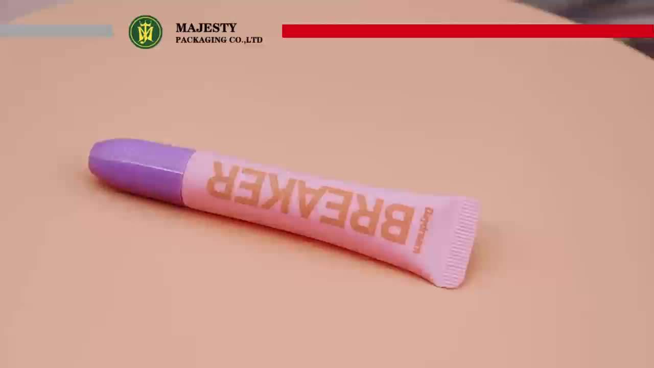 البلاستيك PE أنبوب فارغ التعبئة والتغليف العناية بالبشرة أنبوب مستحضرات التجميل أحمر الشفاه أنبوب بلسم الشفاه 10 مللي 20 مللي 30 مللي أنبوب بلاستيكي أنبوب PE/ABL/PBL