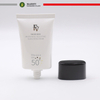 أنابيب بلاستيكية مسطحة بيضاوية 30 مل 50 مل PE مخصصة لكريم Sunblock وكريم الأساس BB مع تغليف غطاء لولبي لمستحضرات التجميل