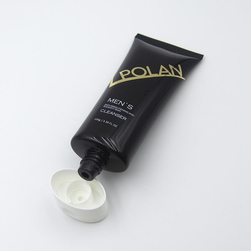 مخصص أنبوب ضغط بلاستيكي فارغ التعبئة والتغليف BB كريم العناية بالبشرة غسول الوجه شعار مطبوع الوجه الأعلى تصميم خصائص واقية من الشمس