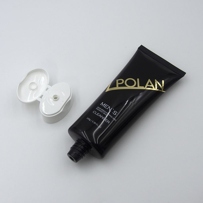 مخصص أنبوب ضغط بلاستيكي فارغ التعبئة والتغليف BB كريم العناية بالبشرة غسول الوجه شعار مطبوع الوجه الأعلى تصميم خصائص واقية من الشمس