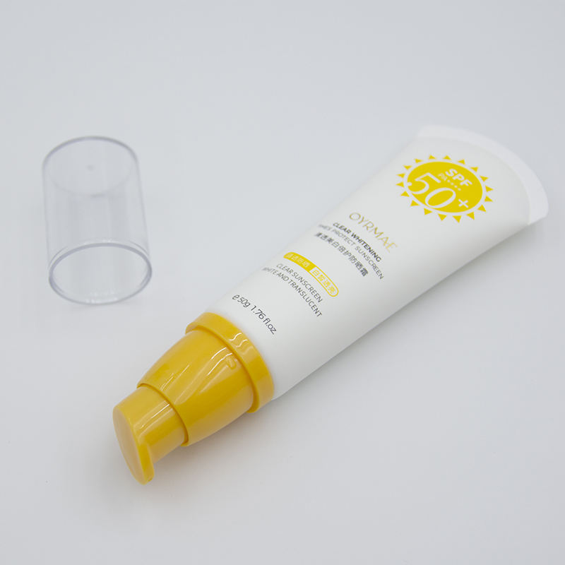 أنابيب بلاستيكية مخصصة لتغليف مستحضرات التجميل كريم مضخة بدون هواء BB CC كريم أساس ومنظف كريم العين بألوان متنوعة