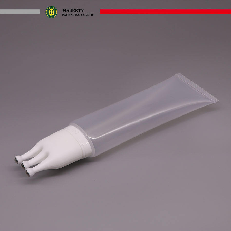 OEM 3 أنبوب تدليك الكرة غير القابل للصدأ أنبوب تعبئة مستحضرات التجميل للعناية الشخصية بفروة الرأس