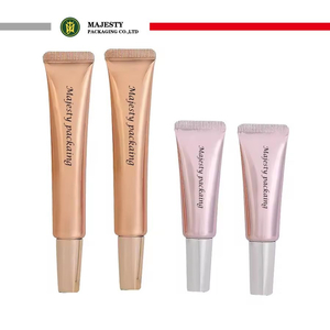 ABL Rose Gold Champaign Gold 15ml 20ml 30ml ضغط أنابيب بلاستيكية لمستحضرات التجميل التعبئة والتغليف للوقاية من الشمس وكريم العين