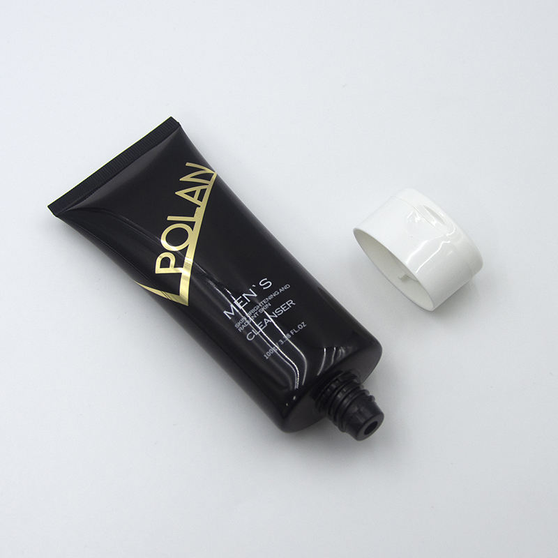 مخصص أنبوب ضغط بلاستيكي فارغ التعبئة والتغليف BB كريم العناية بالبشرة غسول الوجه شعار مطبوع الوجه الأعلى تصميم خصائص واقية من الشمس