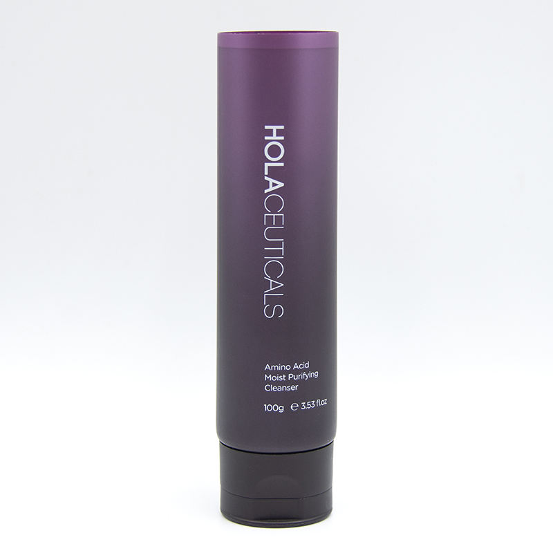 أنبوب مستحضرات تجميل بلاستيكي من المصنع لوشن لليدين ومنظف للوجه وواقي من الشمس مع عبوة علوية قابلة للطي