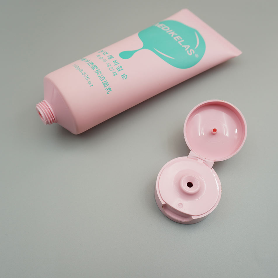 شعار مخصص منظف الوجه كريم التعبئة والتغليف قناع مستحضرات التجميل البلاستيكية مع غطاء لولبي أو الوجه لغسل الوجه