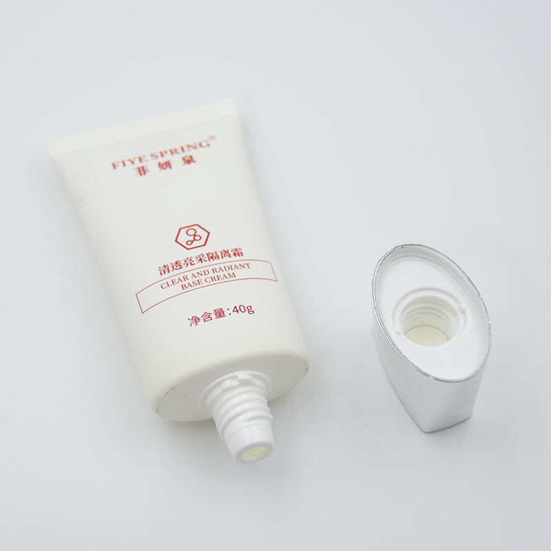 OEM 30ML-100ML خرطوم بلاستيكي بيضاوي لتغليف العناية بالوجه لأقنعة كريم الوجه الواقي من الشمس BB منظف الوجه وكريم العين
