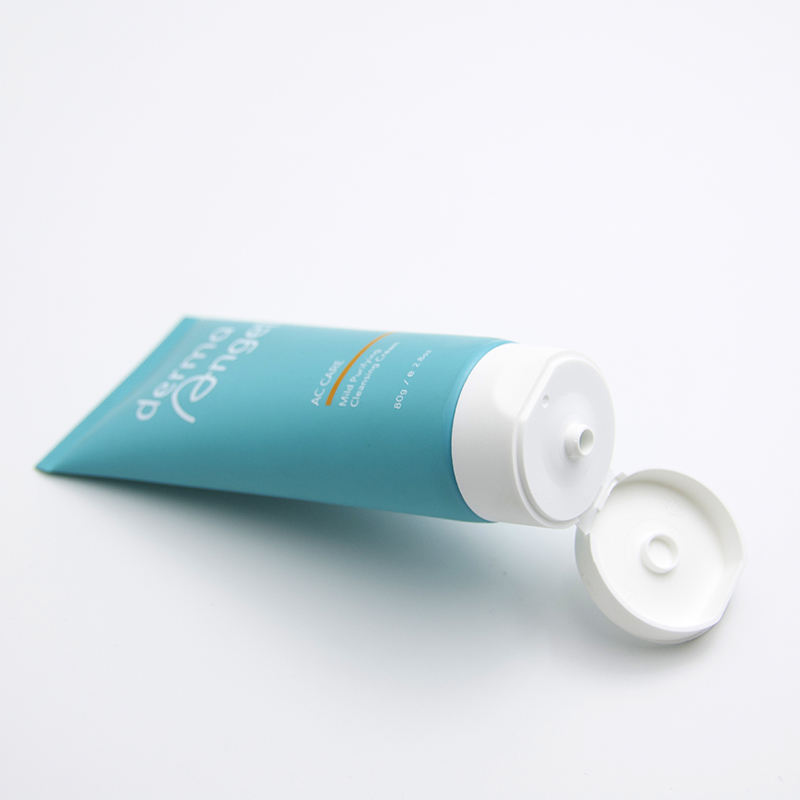 أنبوب ضغط بلاستيكي ناعم مخصص لمستحضرات التجميل لتصميم علوي من طراز Cream Cream Cream