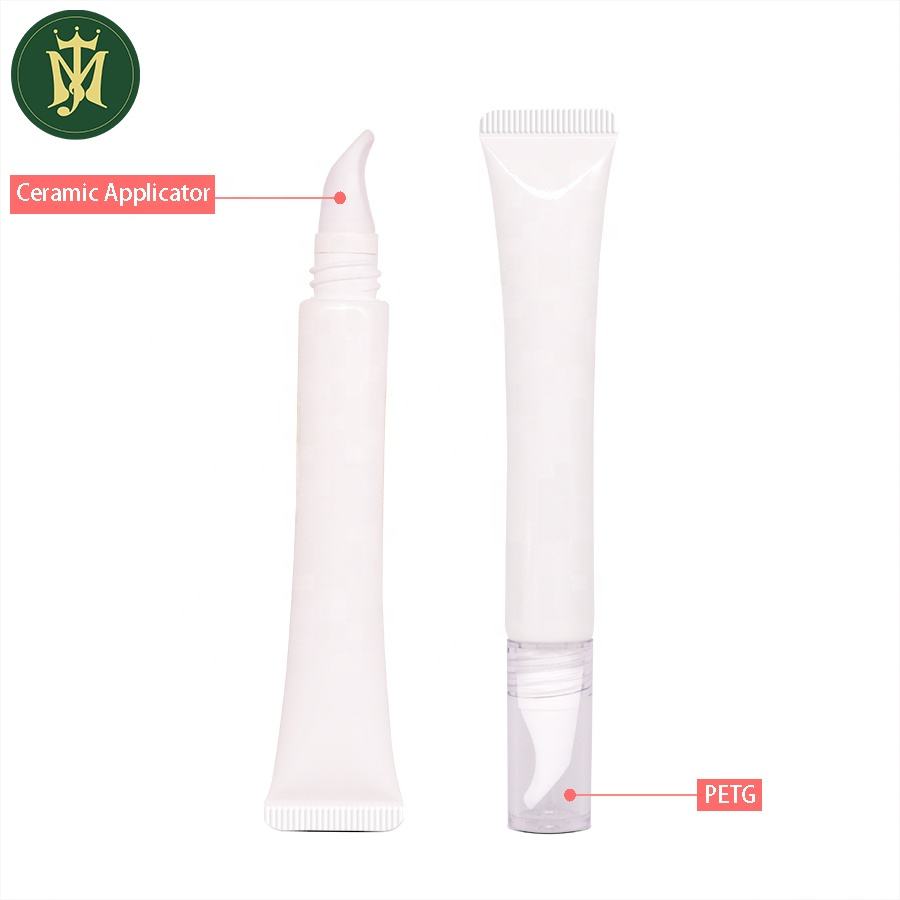التعبئة والتغليف البلاستيكية أنبوب مستحضرات التجميل Eyecream Lipbalm أنبوب صغير الحجم مع سبائك الزنك أو التعبئة والتغليف أنبوب قضيب مائل السيراميك