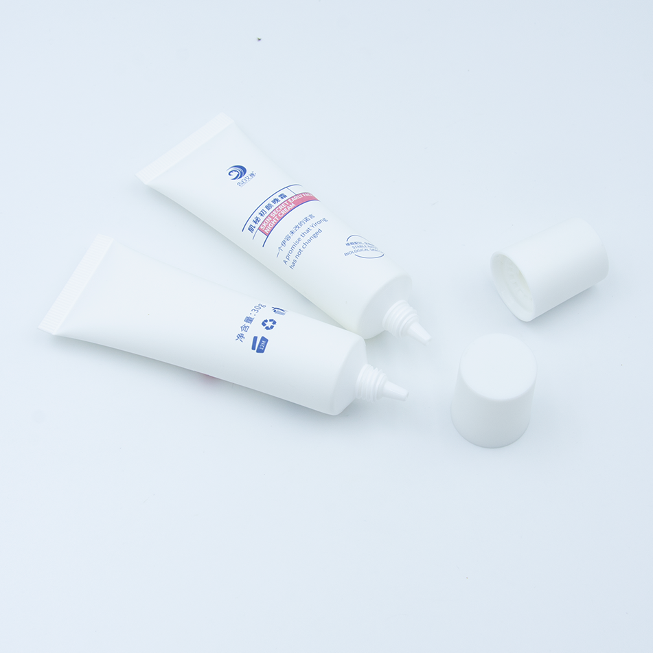 30 جرام أنبوب فوهة طويلة التعبئة والتغليف الوجه واقية من الشمس شامبو منظف قناع مستحضرات التجميل-فارغة من البلاستيك لينة ضغط أنبوب كريم العين التجميل