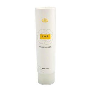 OEM100ML-120ML أنبوب مستحضرات التجميل لكريم اليد منظف الوجه واقية من الشمس أنبوب ضغط مع الوجه العلوي الساخن ختم التعامل مع السطح
