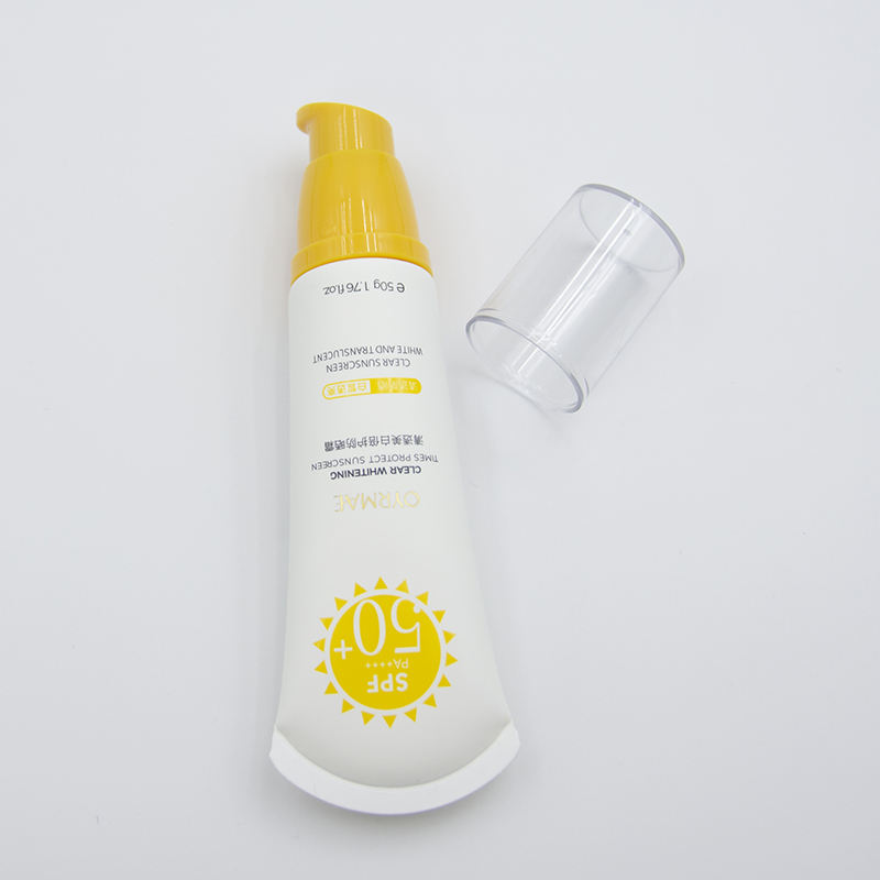 أنابيب بلاستيكية مخصصة لتغليف مستحضرات التجميل كريم مضخة بدون هواء BB CC كريم أساس ومنظف كريم العين بألوان متنوعة