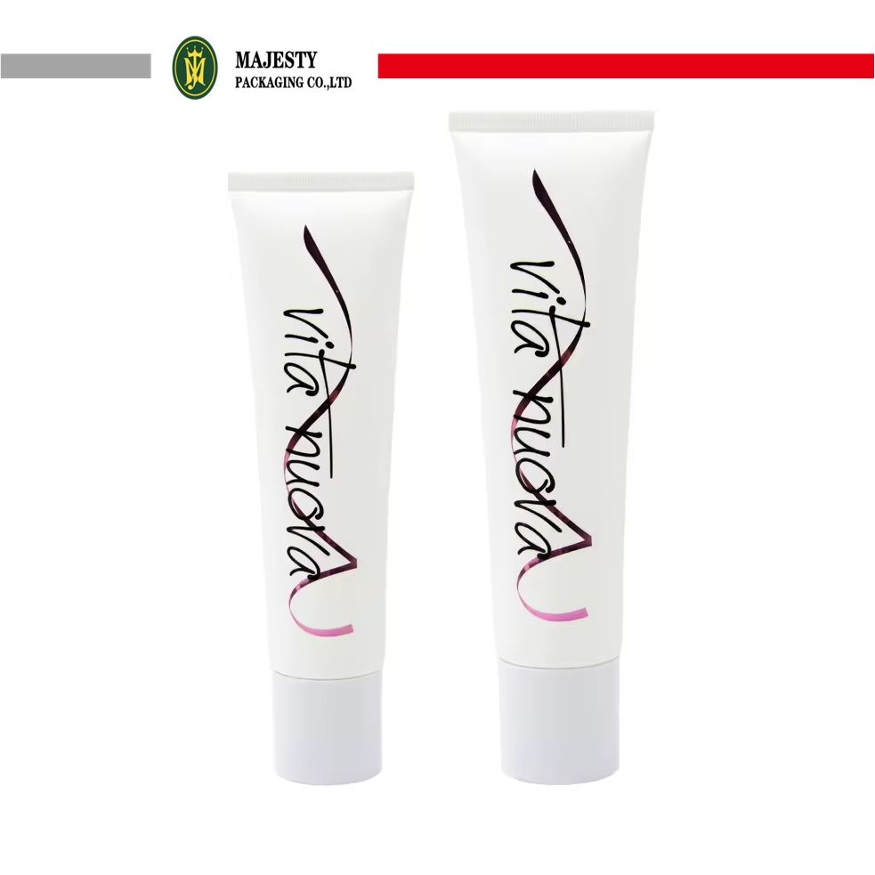100 جرام قابل للتخصيص من البولي ايثيلين كريم اليد ومنظف للوجه التعبئة والتغليف لينة البلاستيك أنبوبة ضغط غسل الوجه أنبوب واقية من الشمس أنبوب غطاء برغي