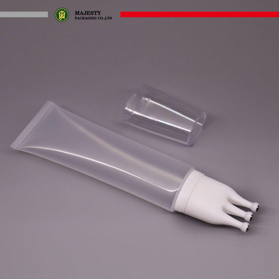 OEM 3 أنبوب تدليك الكرة غير القابل للصدأ أنبوب تعبئة مستحضرات التجميل للعناية الشخصية بفروة الرأس