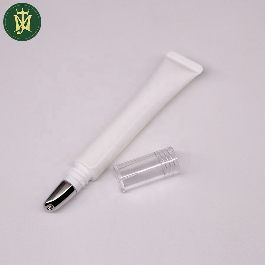 التعبئة والتغليف البلاستيكية أنبوب مستحضرات التجميل Eyecream Lipbalm أنبوب صغير الحجم مع سبائك الزنك أو التعبئة والتغليف أنبوب قضيب مائل السيراميك