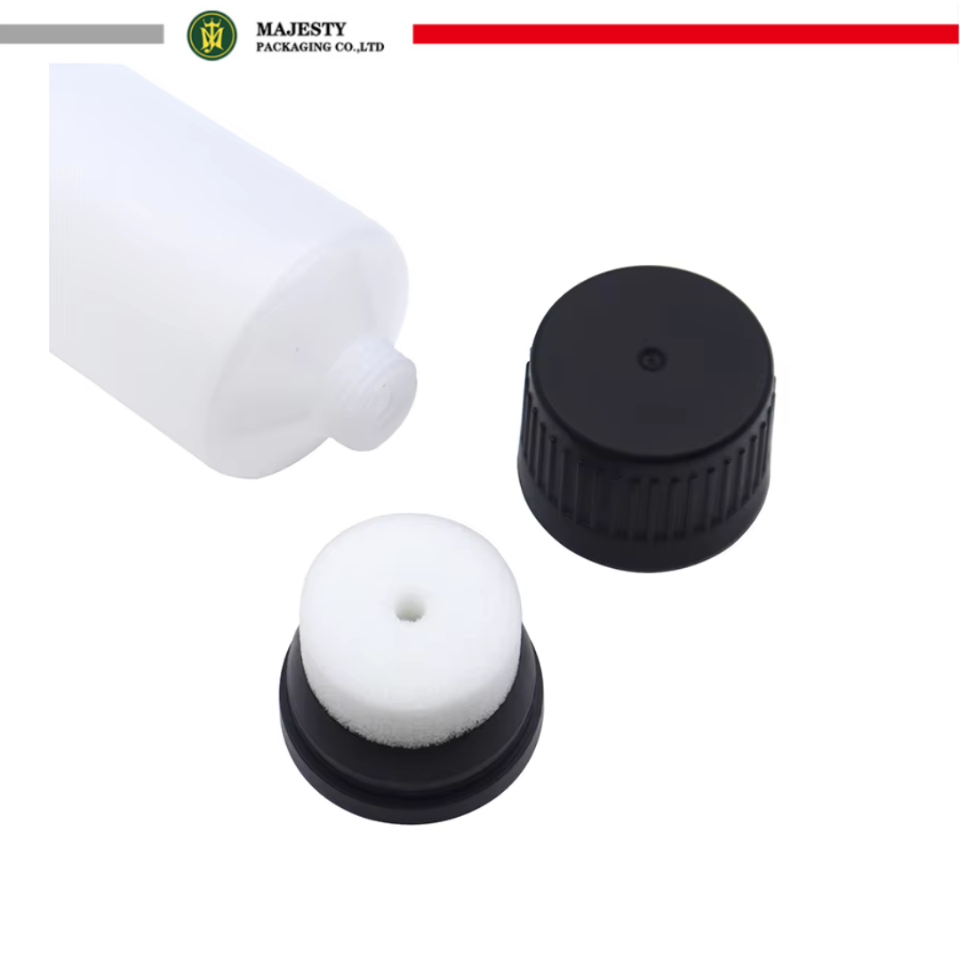 التعبئة والتغليف البلاستيكية أنبوب مستحضرات التجميل مع التبديل الإسفنج قضيب منظف الوجه العناية بالوجه أنبوب بلاستيكي 70 مللي 100 مللي 150 مللي أنبوب