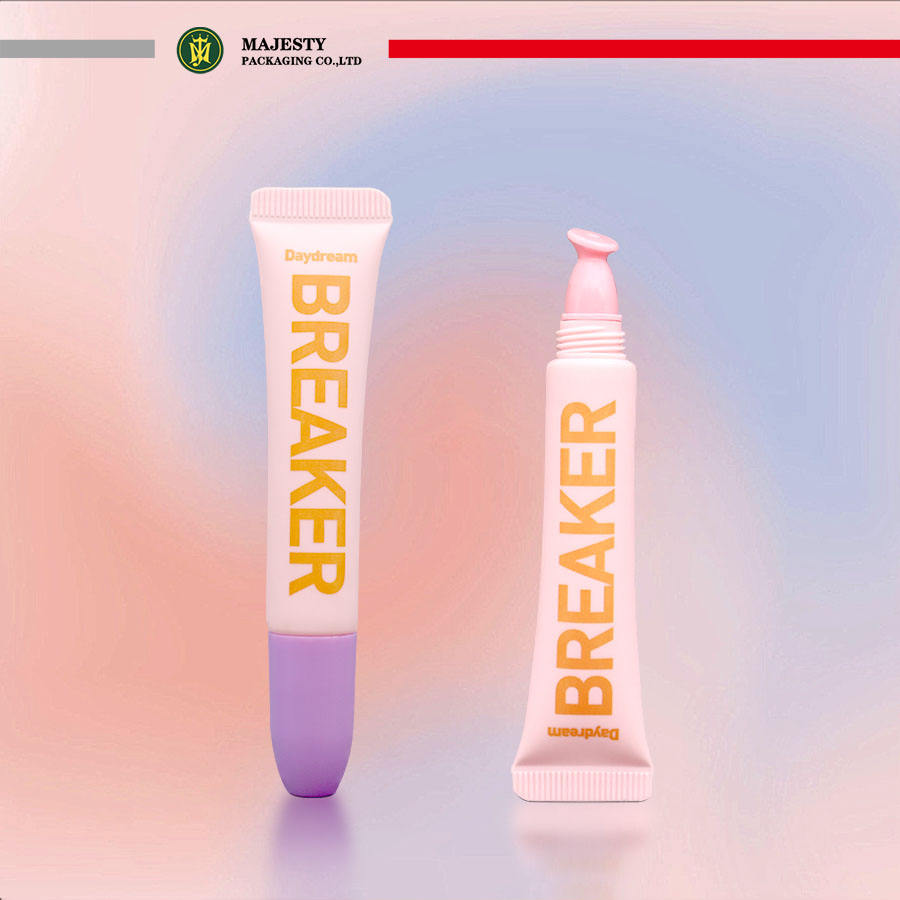 فارغة أحمر الشفاه بلسم الشفاه أنبوب الحاويات البلاستيكية مستحضرات التجميل ماكياج أنبوب التعبئة والتغليف شكل دائري 10 مللي 20 مللي 30 مللي أنبوب بلاستيكي مخصص