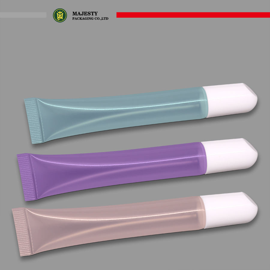 البلاستيك PE أنبوب فارغ التعبئة والتغليف العناية بالبشرة أنبوب مستحضرات التجميل أحمر الشفاه أنبوب بلسم الشفاه 10 مللي 20 مللي 30 مللي أنبوب بلاستيكي أنبوب PE/ABL/PBL