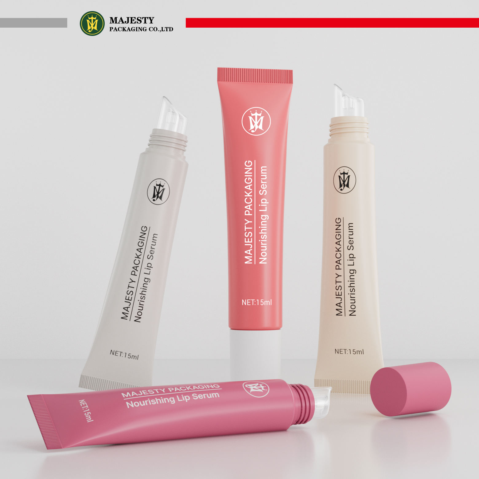 مخصص 10 مللي 15 مللي 20 مللي أنبوب بلاستيكي التعبئة والتغليف ضغط سيليكون ملمع الشفاه بلسم الشفاه كريم ناعم جل الشفاه فرك أنبوب