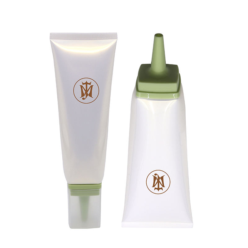 أنابيب الضغط البلاستيكية ذات الفوهة الطويلة OEM لأنابيب تغليف الشامبو وجل الشعر والأنابيب البلاستيكية