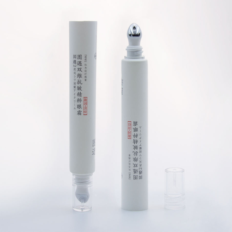 أنبوب PBL فارغ للعناية بالعين مخصص مع أداة تدليك هلامية كريمية وأحمر الشفاه ومستحضرات التجميل من نوع المواد التي يتم وضع العلامات عليها والتعامل مع السطح