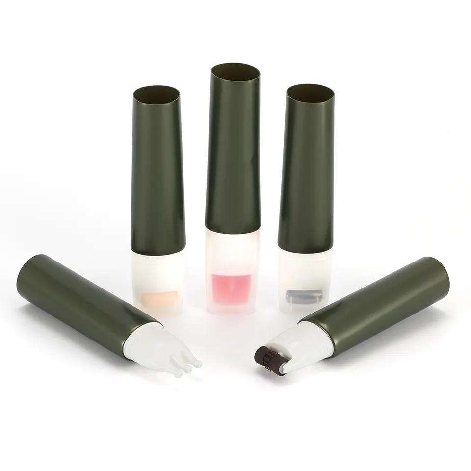 أنابيب كريم التجميل ذات الوظيفة الخاصة مع فرشاة تدليك جل السيليكون لتغليف قناع الوجه لكريم العين