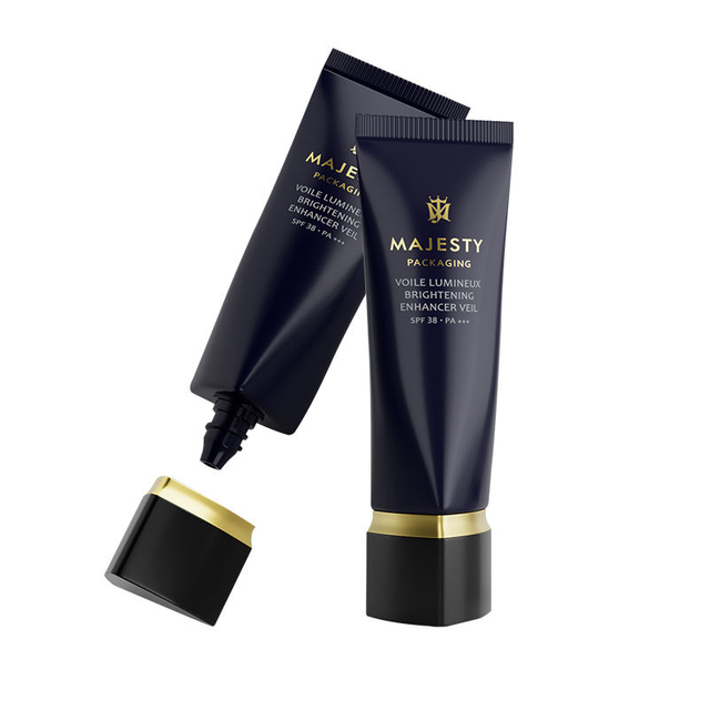 D30 D40 مم مخصص مثلث أنبوبة ضغط غسل الوجه كريم اليد الحاويات مستحضرات التجميل التعبئة والتغليف البثق أنبوب فارغ