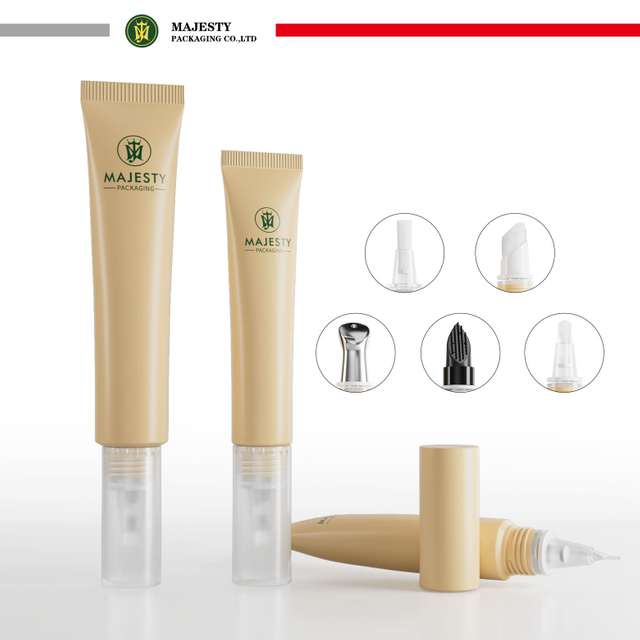 10-15 مللي أنبوب متعدد الوظائف قضيب مختلف رئيس مستحضرات التجميل ملمع الشفاه أنبوب كريم عين أنبوب مستحضرات التجميل التعبئة والتغليف البلاستيكية
