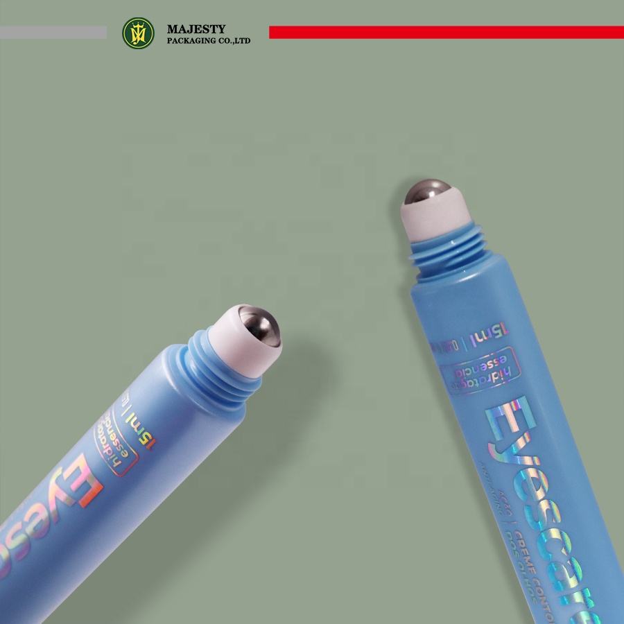 10 مللي-20 مللي أنبوب تجميل بلاستيكي رول أون قضيب كريم عين ملمع الشفاه عطر أسطوانة واحدة تدليك أسطوانة واحدة تدليك