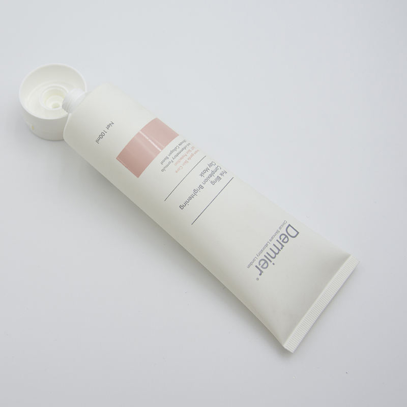 أنبوب مستحضرات التجميل البلاستيكية الناعمة OEM مع الوجه العلوي لغسول الوجه وغسول اليد وكريم الشعر وكريم البشرة وشكل قناع بيضاوي