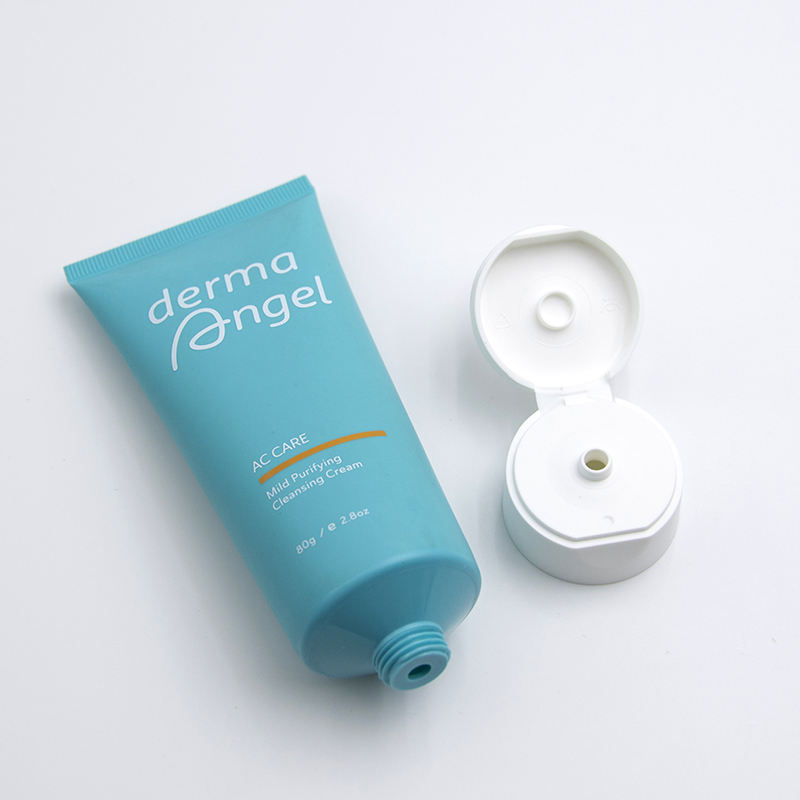 أنبوب ضغط بلاستيكي ناعم مخصص لمستحضرات التجميل لتصميم علوي من طراز Cream Cream Cream