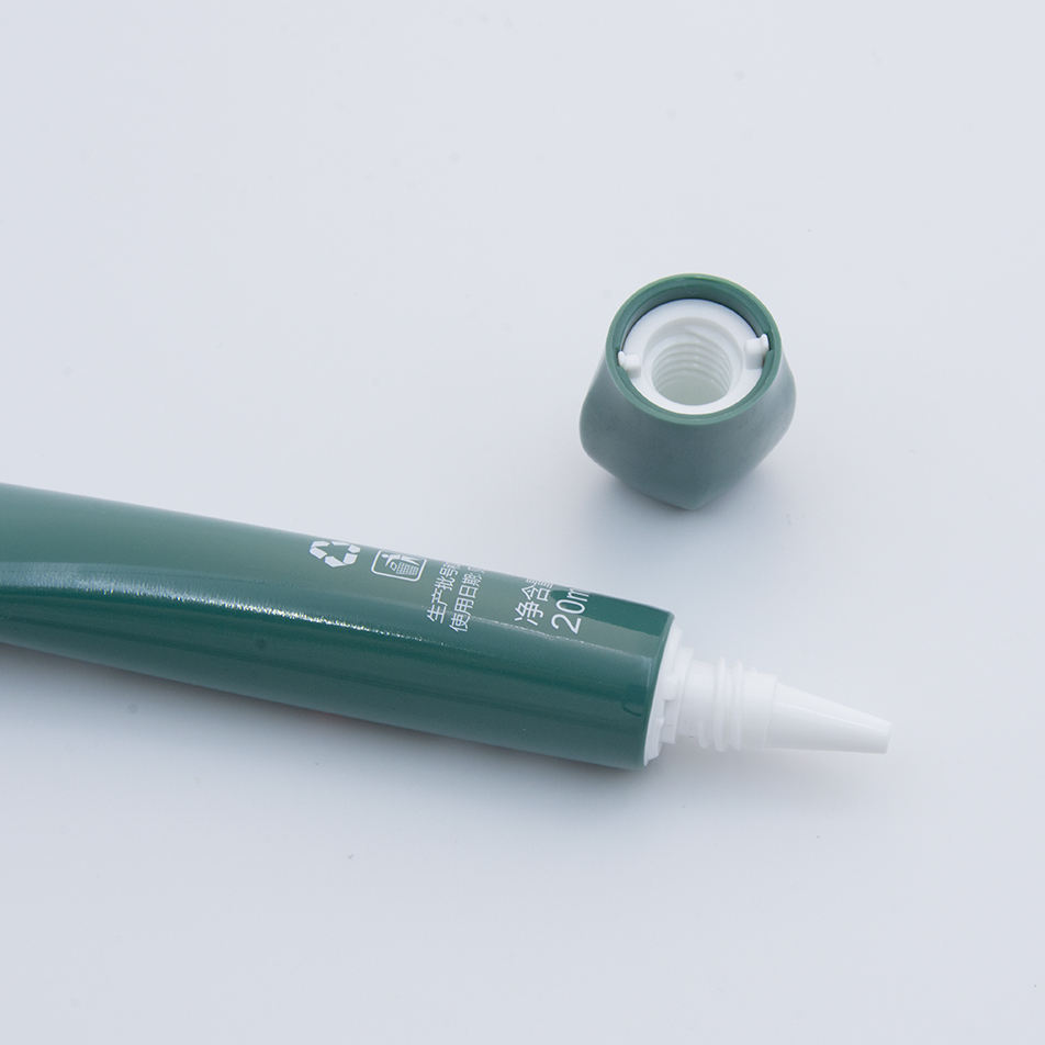 تخصيص 10 مل 15 مل 20 مل كريم العين الفارغة أنبوب ضغط غطاء برغي أعلى مستحضرات التجميل التعبئة والتغليف