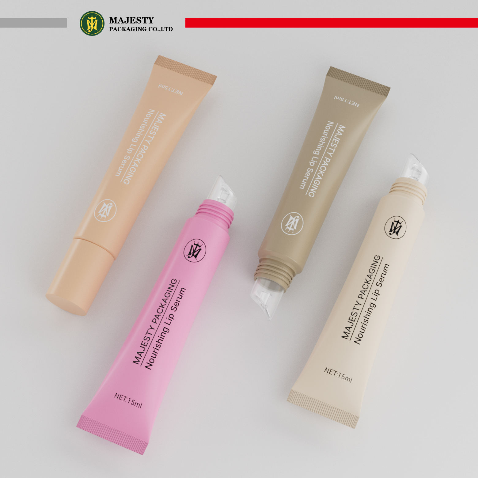 مخصص 10 مللي 15 مللي 20 مللي أنبوب بلاستيكي التعبئة والتغليف ضغط سيليكون ملمع الشفاه بلسم الشفاه كريم ناعم جل الشفاه فرك أنبوب