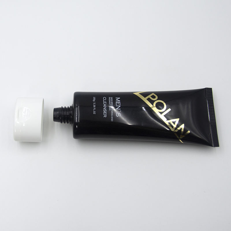 مخصص أنبوب ضغط بلاستيكي فارغ التعبئة والتغليف BB كريم العناية بالبشرة غسول الوجه شعار مطبوع الوجه الأعلى تصميم خصائص واقية من الشمس