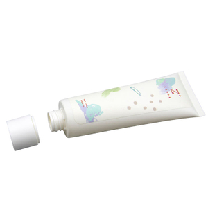 أنبوب بلاستيكي ناعم مخصص لغسل الوجه وتغليف كريم اليد مع غطاء علوي ملتوي تصميم مخصص